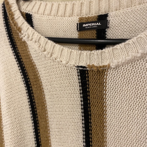 designer striped sweater - Picture 3 of 3